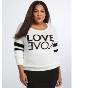 Varsity stripe sweater